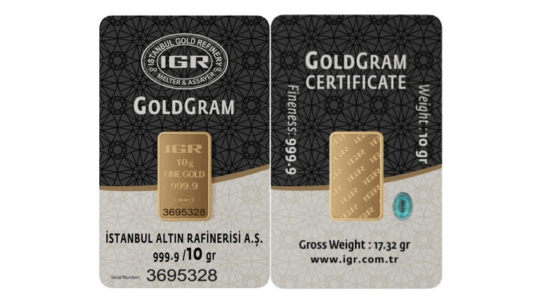 10 gr 999 Minibar Altın