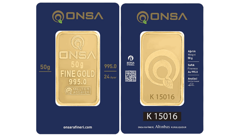 50 gr 995 Minibar Altın